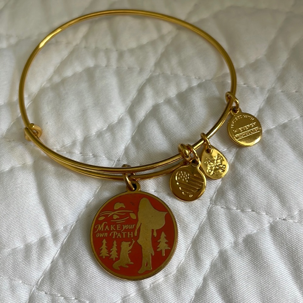 Alex and Ani Disney Parks Pocahontas Make Your Own Path Gold Bracelet